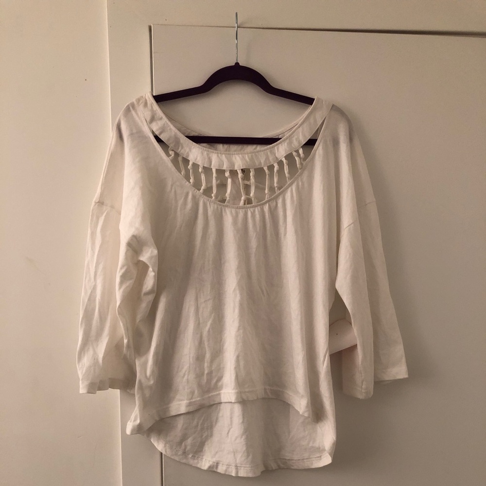 ASOS Africa Twisted Knot Back Rib Top